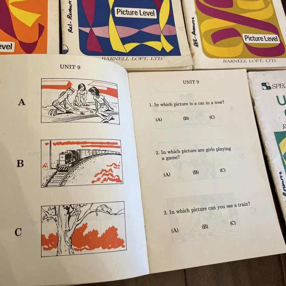 Vintage Specific Skill Series Book Lot Picture Level RICHARD BONING Barnell #1